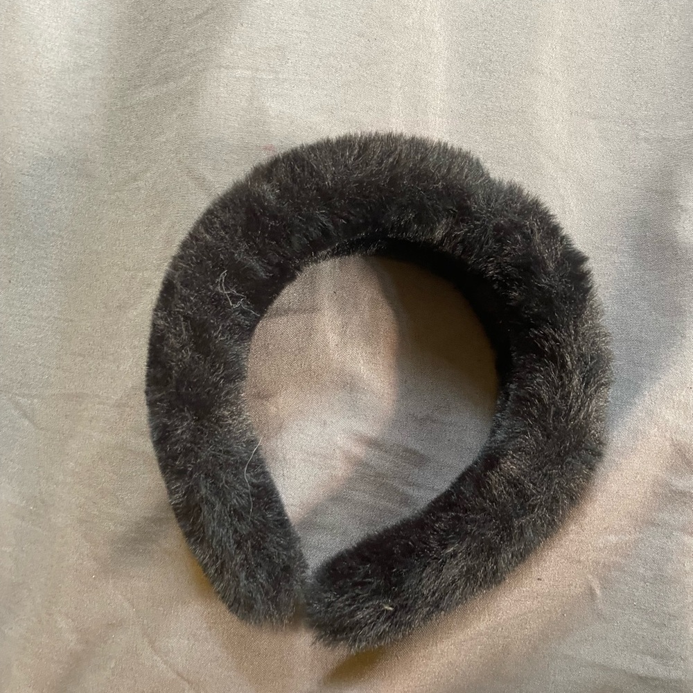 Black Fuzzy Headband